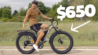 Cheapest Fat Tire Ebike on Amazon  Mukkpet Suburban Ebike Review [upl. by Metts466]