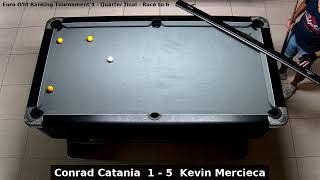 Conrad Catania vs Kevin Mercieca  Euro O50 Ranking Tournament 4  Quarter final [upl. by Jeritah]