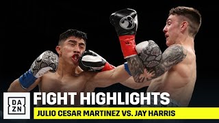 HIGHLIGHTS  Julio Cesar Martinez vs Jay Harris [upl. by Nylhtiak]