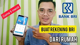 Cara Membuat Rekening BRI secara Online Tanpa Pergi ke Bank [upl. by Kial296]