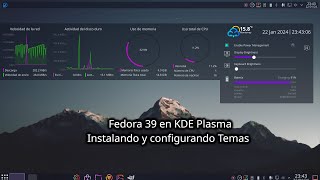 Fedora 39 Workstation KDE Plasma Preview [upl. by Llyrehc]