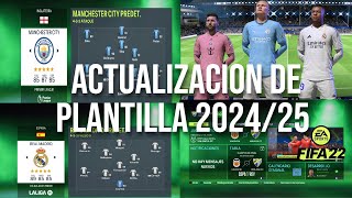 NUEVA ACTUALIZACION de plantilla 2025 para FIFA 22 [upl. by Koa]