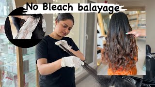 No bleach balayage  ￼ creative French Balayage ￼￼ [upl. by Netti]