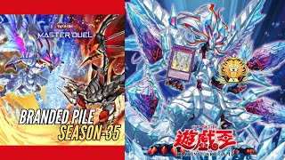 BRANDED PILE  HIGHLIGHTS  NEW SEASON  DECKLIST HACKS  YuGiOh MASTER DUEL 2024 [upl. by Ameg]