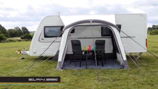 Outdoor Revolution Elan 280 Caravan Awning  Kimberley Caravans [upl. by Cilka]