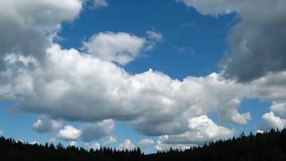 Slow Moving Clouds  Timelapse 720p [upl. by Gainer]