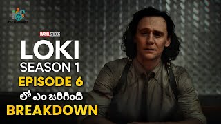 Loki Season 1 Episode 6 Detailed Breakdown in Telugu  Ending Explained Marvel Studios  Loki [upl. by Aicilic]