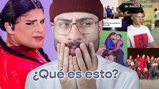 YOUTUBER RECREA SHOW DE ROSALÍA Y SALE MAL [upl. by Onaicilef]