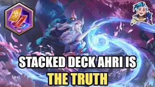 STACKED DECK AHRI vs LISSANDRA Insane Stats  Path of Champions [upl. by Ellehcal]