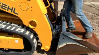 Gehl RT Series Track Loaders Attachment System [upl. by Enelie]