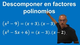 Descomponer polinomios en factores [upl. by Onoitna]