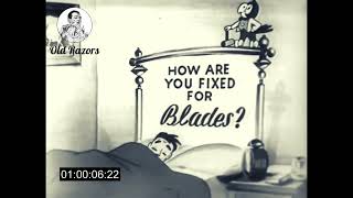 1953 NBC Gillette Blades Commercial wetshaving gillette safetyrazor afeitadoclasico vintage [upl. by Negroj]