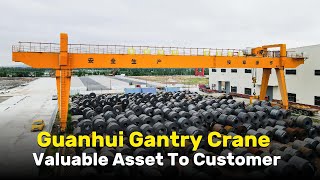 Guanhui 50 ton gantry crane for steel coil lifting [upl. by Manup]