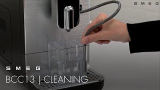 How to Clean and Maintain your Bean to Cup Machine  Smeg BCC13 [upl. by Meeker]