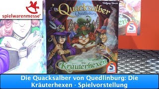 Die Quacksalber von Quedlinburg Die Kräuterhexen Schmidt Spiele  Spielvorstellung [upl. by Illah]