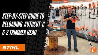 How to Reload the STIHL AutoCut C 62 Trimmer Head [upl. by Tjader]