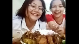 Smokepork🔥 with Akhuni🤤 mukbang northeastindia memories friends [upl. by Yvehc]