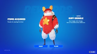 How to Unlock FREE Guff Gringle Skin in Fortnite Winterfest [upl. by Burchett]