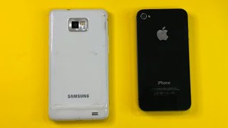 Samsung Galaxy S2 vs iPhone 4s [upl. by Eidnar]