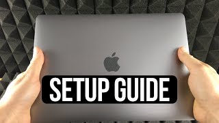 How to SetUp New MacBook Air  first time turning on Manual  step by step guide [upl. by Darsie]