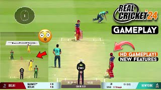 Real Cricket 24’ Official Gameplay finally HD Graphics New Features  Android amp iOS  RC24 [upl. by Kruter]