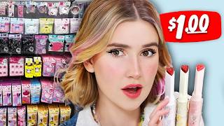 Japanese 1 Store Makeup Challenge shopping in Tokyo [upl. by Jorrie]