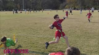 8U Texans vs Seahawks  Flag Football Game 8  Fall 2024 [upl. by Malin315]