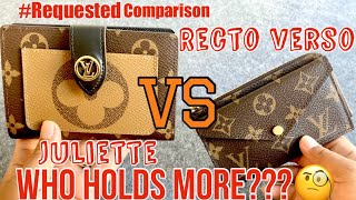 Louis Vuitton Juliette Wallet Vs Card Holder Recto Verso [upl. by Yarised34]