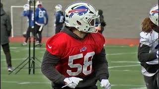 Buffalo Bills linebacker Matt Milanos return to practice sparks excitement from team [upl. by Kalin]