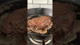 Buttery steak cooking chef shorts [upl. by Mayor]