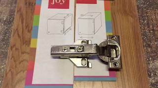 blum hinge tutorial  adjusting blum hinge  removing blum hinge [upl. by Berny]