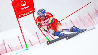 Marco ODERMATT  Winner  Giant Slalom Run 1  Adelboden SUI  2024 [upl. by Billye]