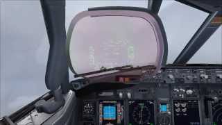 FSX Outbound Radial Tracking from Departure [upl. by Ennaxor93]