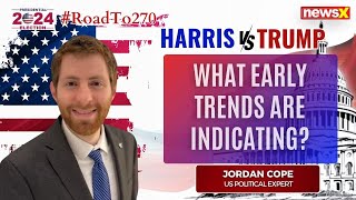 US Election Results  What Early Trends Are Indicating  Trump Vs Harris  NewsX [upl. by Ientirb]