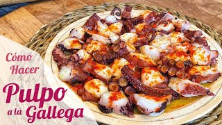 PULPO A LA GALLEGA o PULPO A FEIRA 🐙 Receta tradicional [upl. by Dobb]