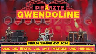 Die Ärzte  Gwendoline 23082024 Berlin Tempelhof [upl. by Nav]