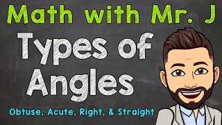 Types of Angles  Obtuse Acute Right amp Straight Angles [upl. by Felicdad]