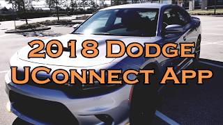 2018 Dodge Charger UConnect App [upl. by Naro]