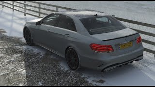 Forza Horizon 4  MercedesBenz W 212 E Class İle Gazlama [upl. by Yong]