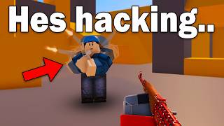 I DESTROYED Hackers in Roblox Arsenal Destroying hackers 5 [upl. by Lehcir]