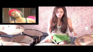 BED INTRUDER SONG  DRUM COVER BY MEYTAL COHEN [upl. by Ailekahs]