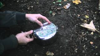 Bushcraft  MSR stowaway pot  Trangia triangle [upl. by Yllitnahc]