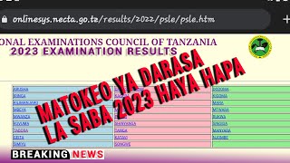 Jinsi ya kutazamakuyapata matokeo ya Darasa la Saba 2023 mikoa yote Tanzania [upl. by Anrym368]