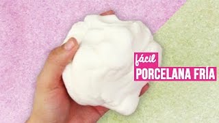 Como hacer Porcelana Fría casera RECETA FÁCIL  Cold porcelain recipe ✂️ Craftingeek [upl. by Inail805]