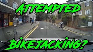 DrivenMad  Attempted Bikejacking London Moped Thieves  London Dashcam [upl. by Papageno749]