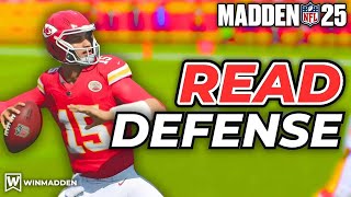 How To Read Defense Like A Pro in Madden 25 [upl. by Esylle]