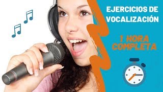 1 hora de EJERCICIOS de vocalización para Hombres y mujeres🎤🎹🎼  CLASES DE CANTO [upl. by Theall]