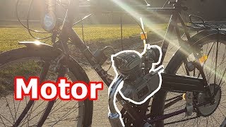 Fahrrad mit Motor selber bauen 40kmh [upl. by Ailima]