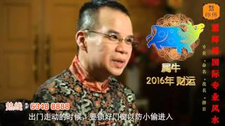 慧戒师傅分析 2016猴年生肖属牛运程 cc Eng subs Hui Master Year 2016 Chinese Zodiac Predictions [upl. by Osborn]