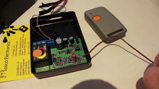 How to program An Sentry 433 Binary Trinary French Receiver [upl. by Aknaib155]